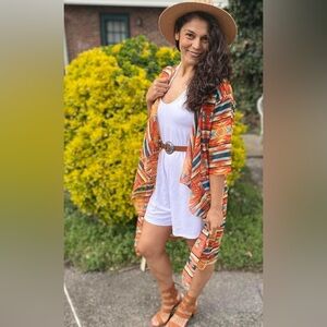 LuLaRoe Paradise Romper - New - White